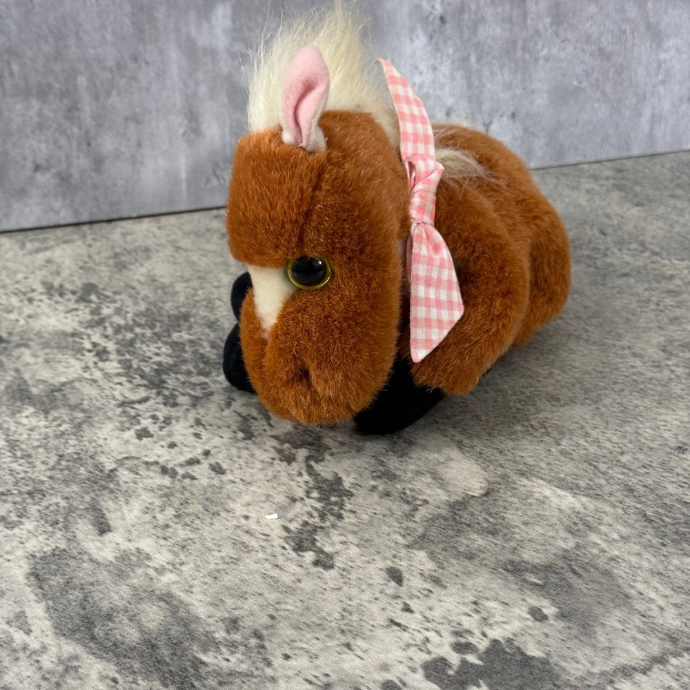 Vintage 1995 Tyco Baby Baby Farm Babies Hoarse Foal Squeaker Plush